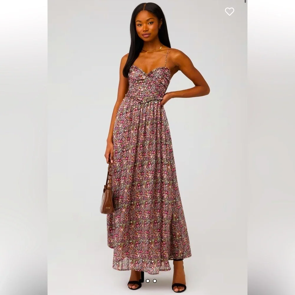 for love and lemons prom dress FOR LOVE & LEMONS Emmaline Floral Maxi Dress (size M) NWT